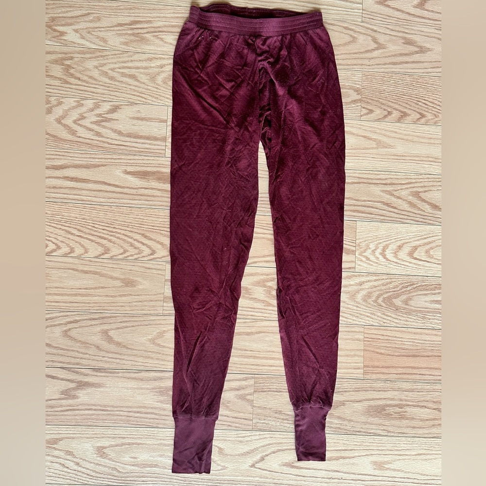 L.L. Bean Silk base layer leggings
